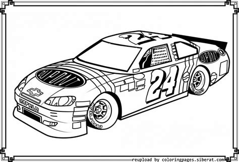 Get This Free Nascar Coloring Pages for Kids 92180