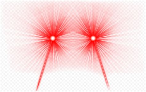 HD Red Eyes Lazer Flare Effect Front View PNG | Citypng