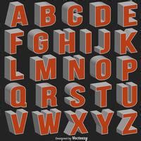 3d Font Alphabet