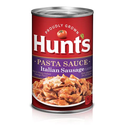 Hunt's Italian Sausage Pasta Sauce, 24 oz - Walmart.com