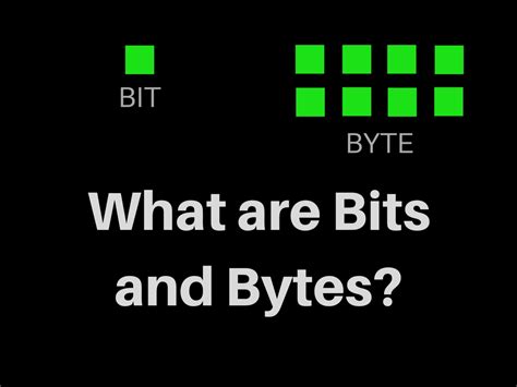 Understanding what are Bits and Bytes And the Difference between them ...