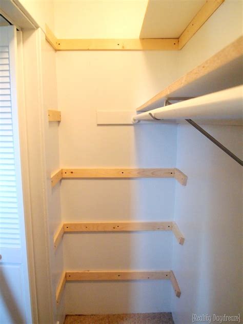 DIY Custom Closet Shelving Tutorial | Reality Daydream