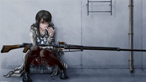 Anime Gun Fight Wallpapers - Wallpaper Cave