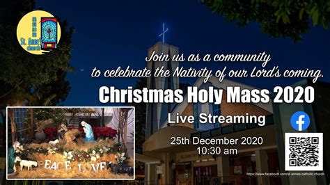 Christmas Holy Mass 2020 Live Stream - YouTube