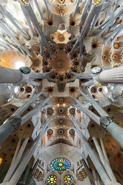 Sagrada Familia Church Ceiling - Travel Photography For Sale