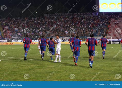 Steaua Bucharest Football Team Editorial Stock Photo - Image: 15497623