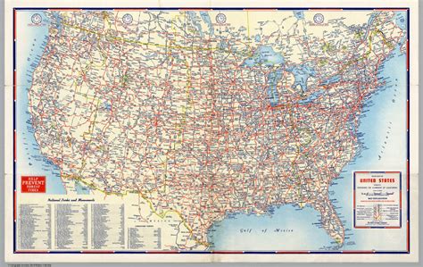 Road Map of United States - David Rumsey Historical Map Collection