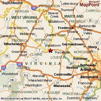 Round Hill, Virginia Area Map & More