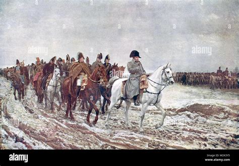 Ernest meissonier napoleon retreat hi-res stock photography and images - Alamy