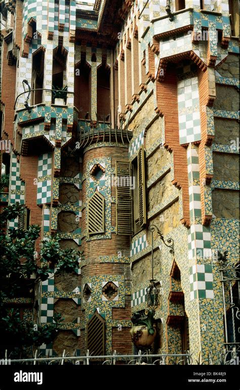 La Casa Vicens was built between 1883 & 1888 for ceramics Stock Photo ...