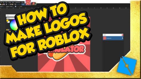 How To Make Logos For ROBLOX! - YouTube