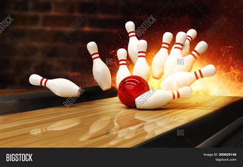 Imagen y foto Bowling Strike Hit (prueba gratis) | Bigstock