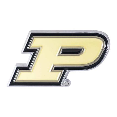 Purdue University Color Emblem 3"x3.2"