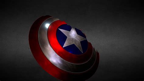 Captain America's Broken Shield [Updated] - Download Free 3D model by absolution (@ABSoln ...
