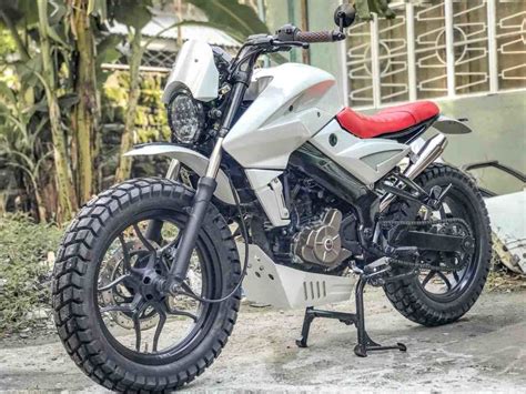 This Heavily Customised Bajaj Pulsar NS200 Scrambler Looks Absolutely Mad