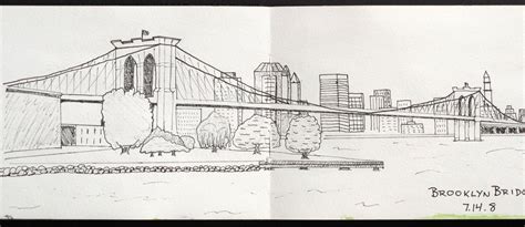 i SKETCH DAILY: Brooklyn Bridge 2