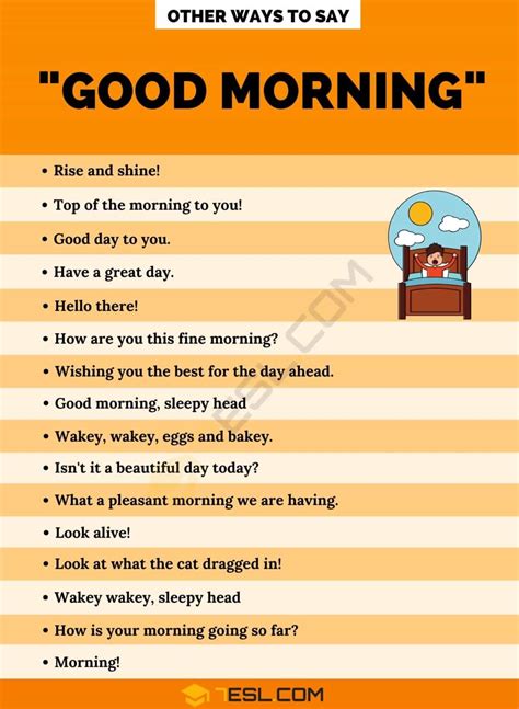 Good Morning! 15 Creative Ways To Say Good Morning in English