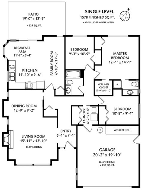 Floor Plan Standard Measurements - floorplans.click