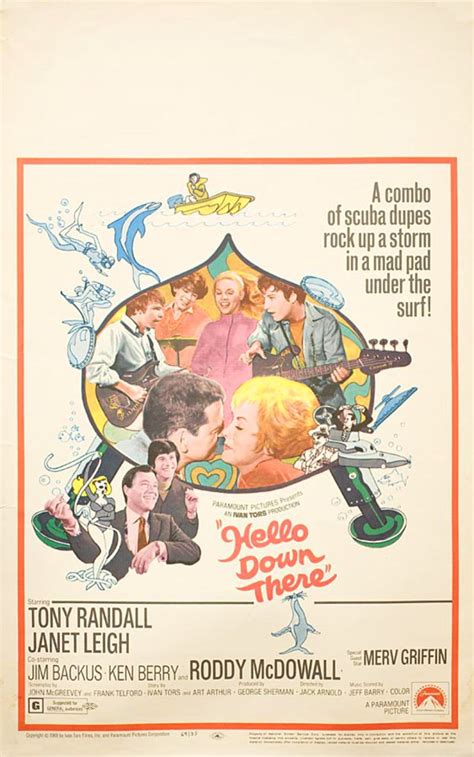 Hello Down There 1969 U.S. Window Card Poster - Posteritati Movie Poster Gallery