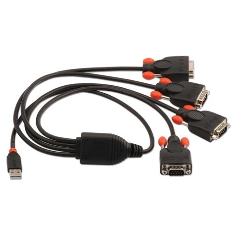 USB to Serial Converter Lite - 4 Port (RS232) - from LINDY UK