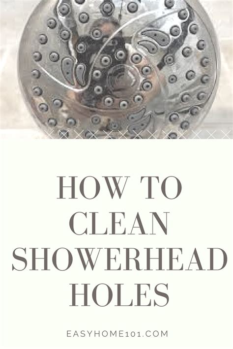 How to Clean Shower head Holes in 2024 | Cleaning shower head, Shower heads, Shower cleaner