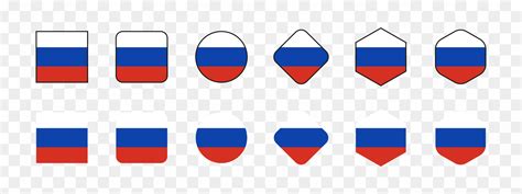 set of Vector Russia flag, Russian flag illustration, russia flag ...