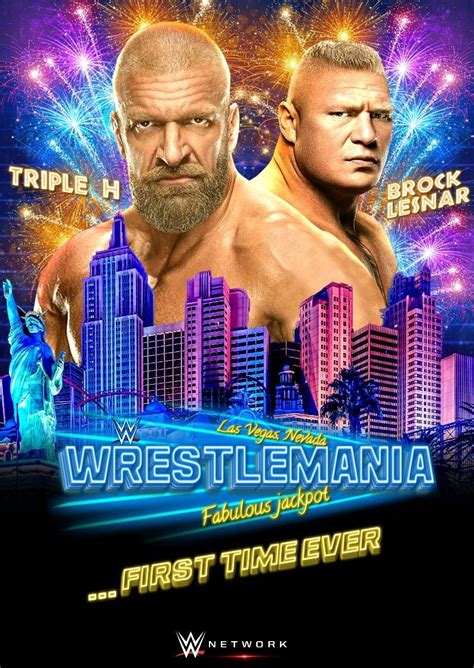 WRESTLEMANIA LAS VEGAS(WWE POSTERS)