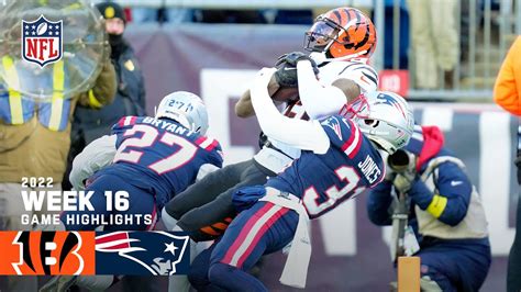 Cincinnati Bengals vs. New England Patriots | 2022 Week 16 Game Preview ...