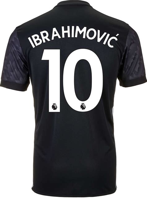 2017/18 adidas Kids Zlatan Ibrahimovic Manchester United Away Jersey ...