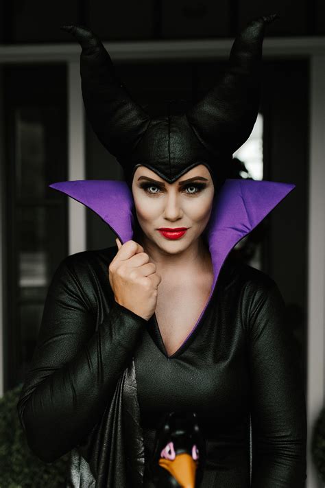 Maleficent Halloween Costume + Makeup | KBStyled