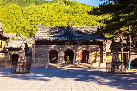 Wutaishan(Mount Wutai) Scene. Main Gate of Puhua Temple. Editorial Image - Image of tourism ...