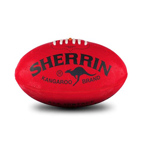 Sherrin KB Synthetic All Surface Football Red