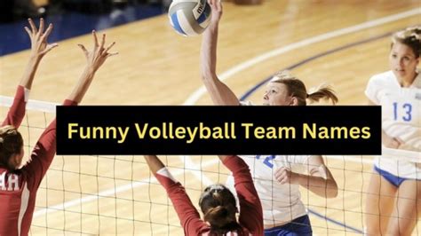 200+ Funny Volleyball Team Names 2024