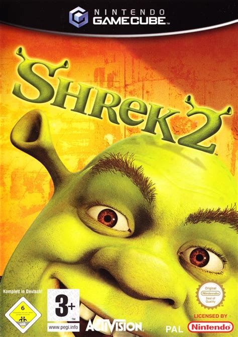 Shrek 2 (2004) GameCube box cover art - MobyGames