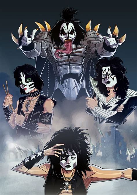 KISS ARMY MAG cover by eL-HiNO | Kiss band, Kiss art, Kiss artwork