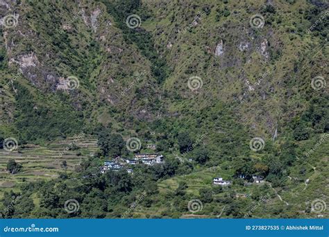 Snowy Mountains Landscape of the Himalayas Stock Image - Image of ...