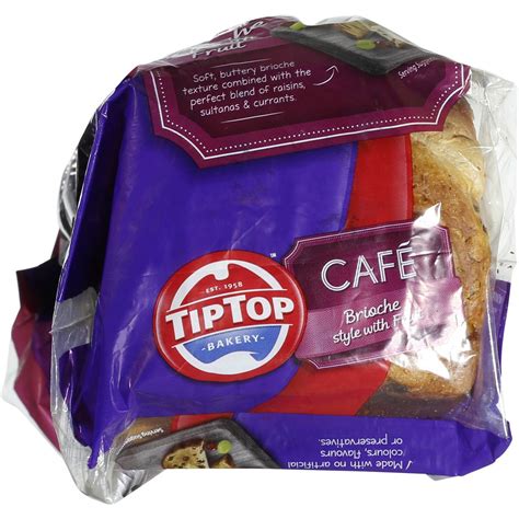 Tip Top Cafe Style Brioche Bread With Fruit 500g | Woolworths