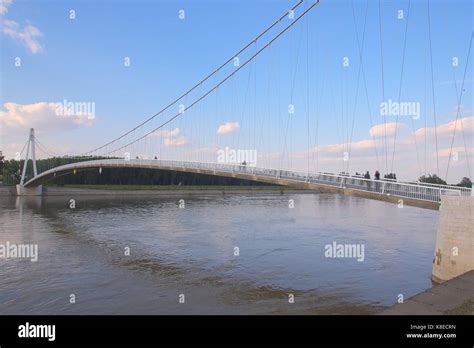 White bridge in Osijek Stock Photo - Alamy