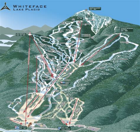 Whiteface Trail Map, Vertical, Stats, Profile • NYSkiBlog Directory