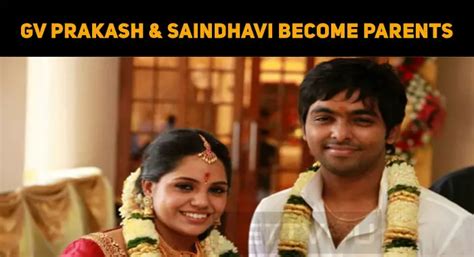 GV Prakash And Saindhavi Become Parents! | NETTV4U