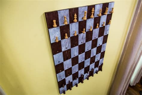 Ken & Paige's DIY Wall Mounted Chess Board | Home & Family