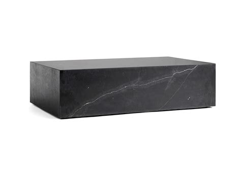 Menu Low Black Marble Plinth | Coffee Tables | est living Product Library