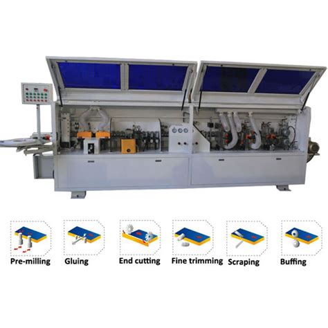 PVC edge banding straight full automatic edge banding machine KC307P ...