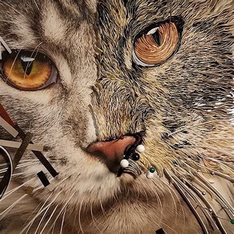 Artist Crafts Paper Quilling Animals Have a Photorealistic Twist