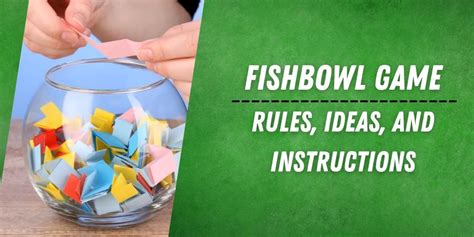 Fishbowl Game: Rules, Ideas, and Instructions - Bar Games 101