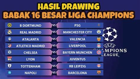 Hasil Drawing Liga Champion – newstempo