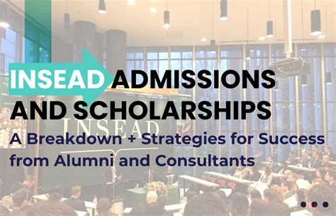 INSEAD Admissions and Scholarship Process - A Guide to Success - MBA ...