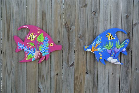 Tropical fish wall decor. Underwater wall art. Beach house | Etsy