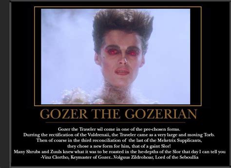 Gozer the Gozerian motivational poster : ghostbusters