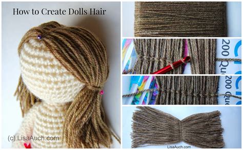 How to Crochet Dolls Hair (easy)